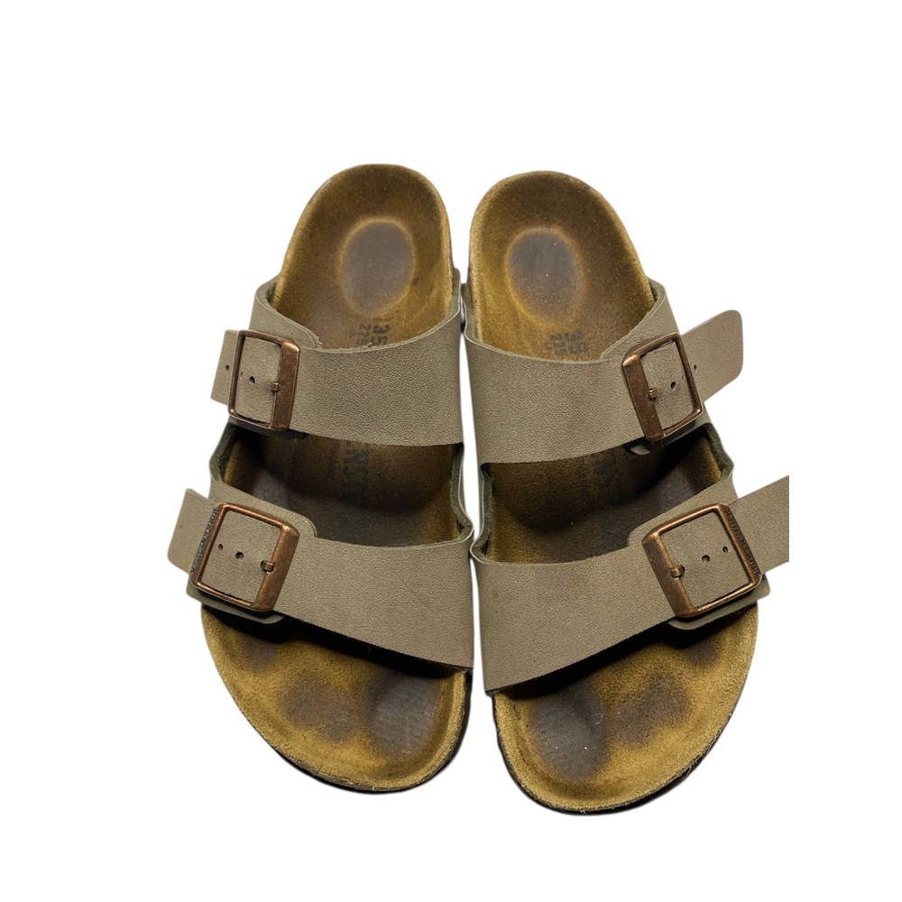 Birkenstock Kids Sandals in Olive Brown - Picture 2 of 10
